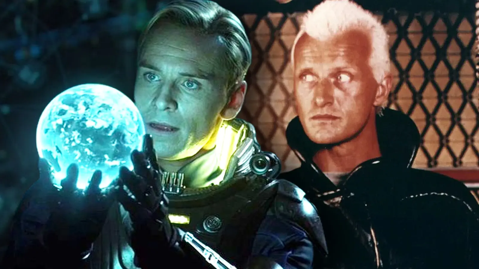 David from Prometheus and Roy Batty in Blade Runner