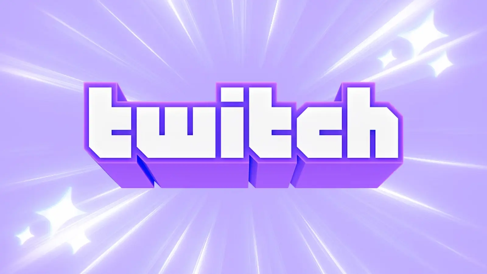 Twitch log on lighter purple background