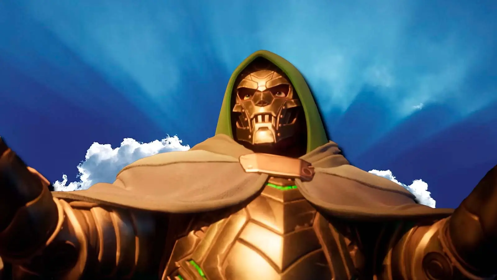 Doctor Doom saving everyone in Fortnite