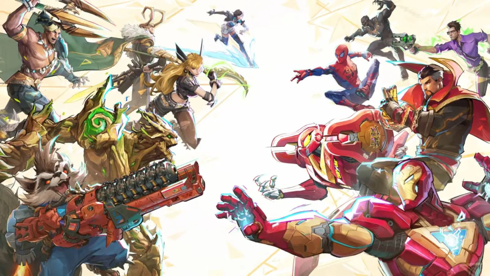 Marvel Rivals characters splash art