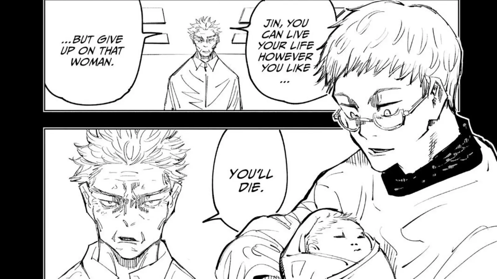 Jin and Wasuke Itadori in Jujutsu Kaisen