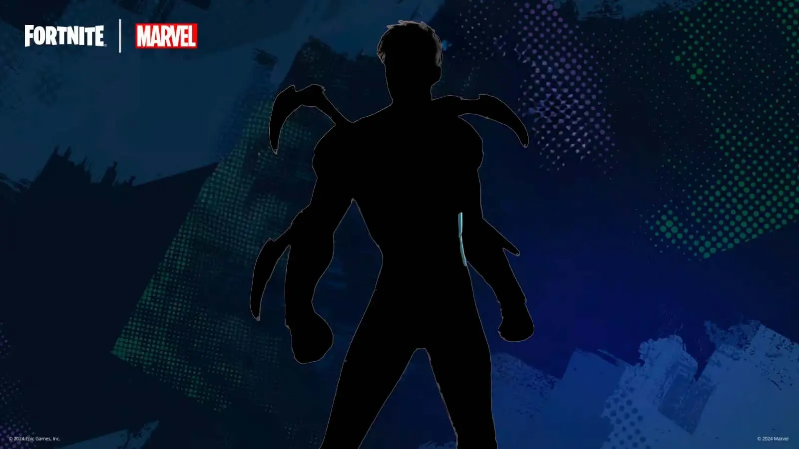 Leaked Fortnite Marvel skin in black