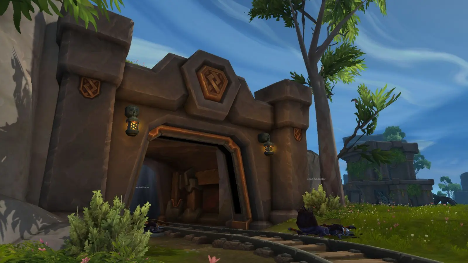 Entrance to a Delve in The War Within World of Warcraft.