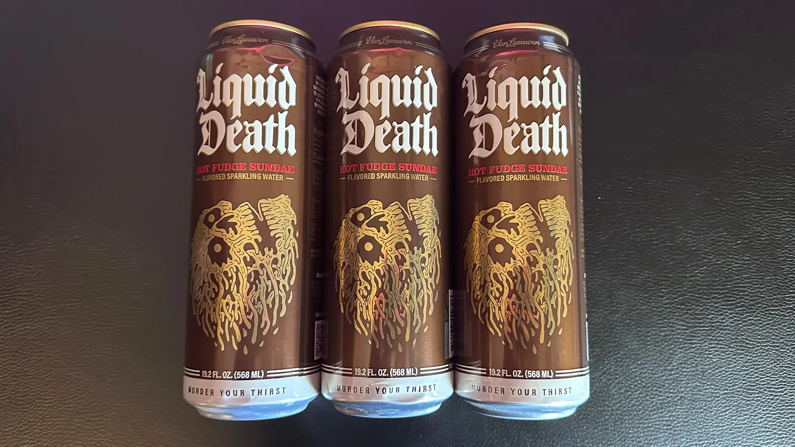 Liquid Death cans