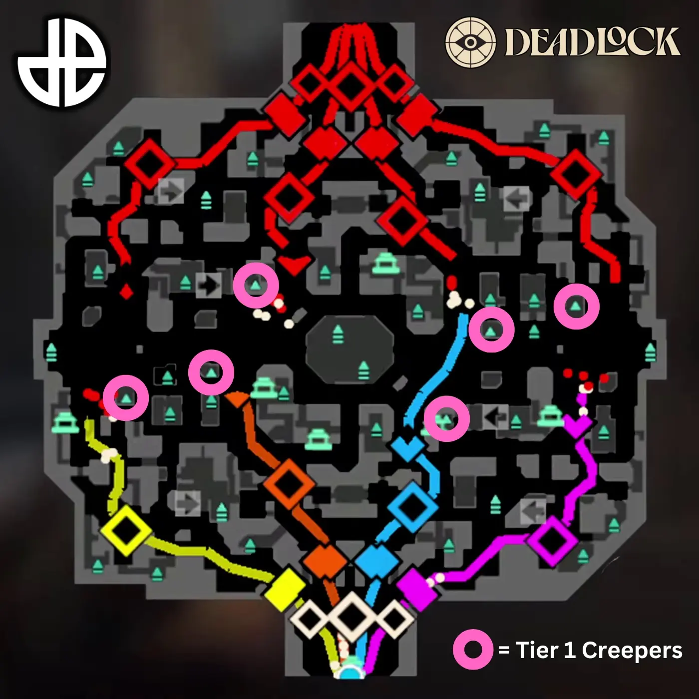 Tier 1 Creeper Camps in Deadlock