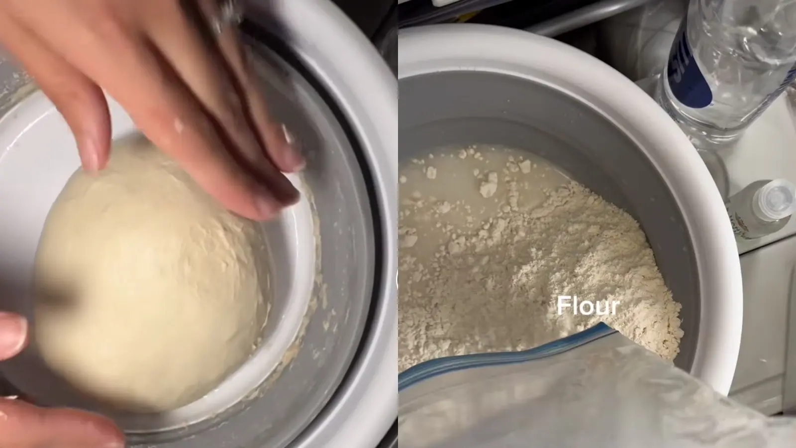 Baker makes sourdough loaf mid-flight