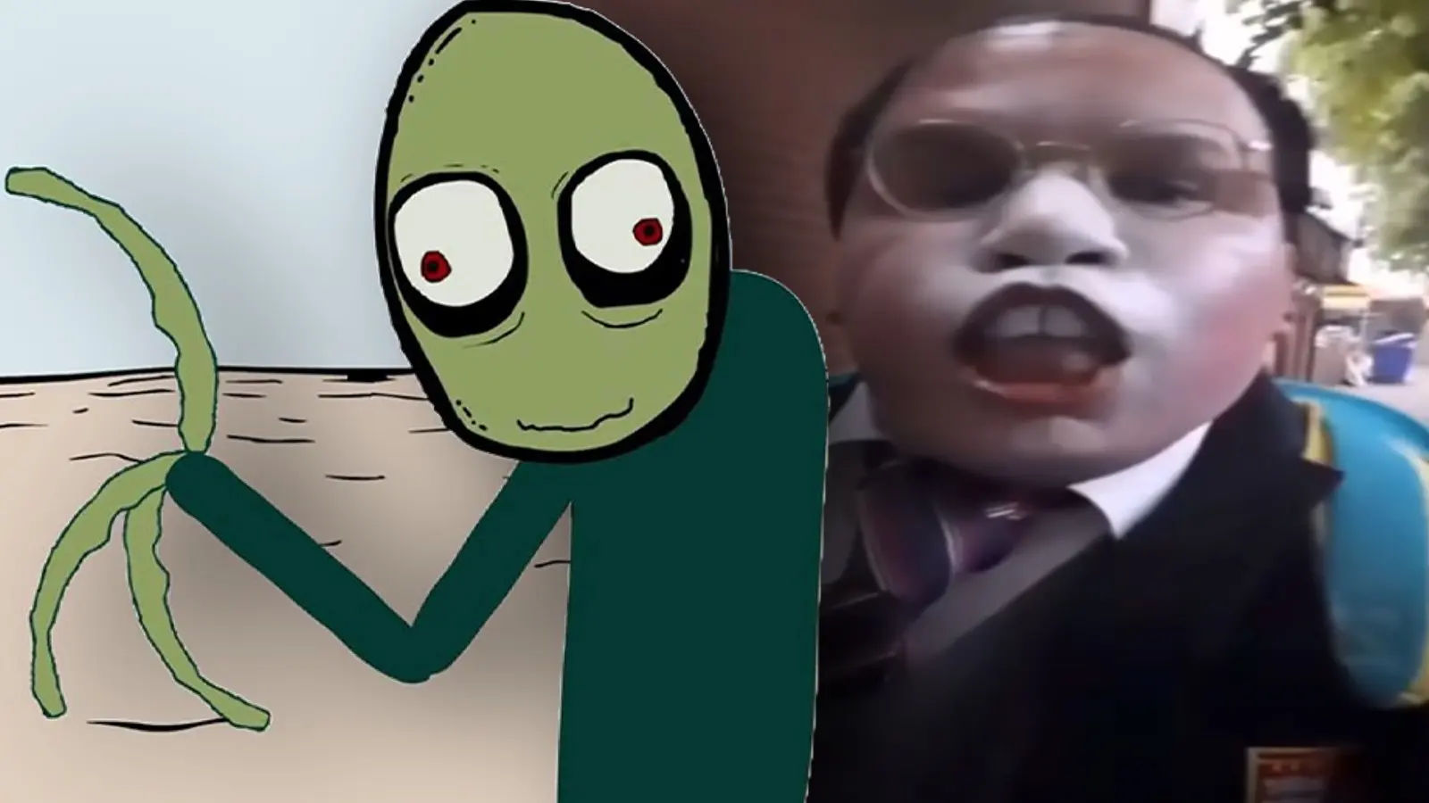 Salad Fingers and an image of smartschoolboy9