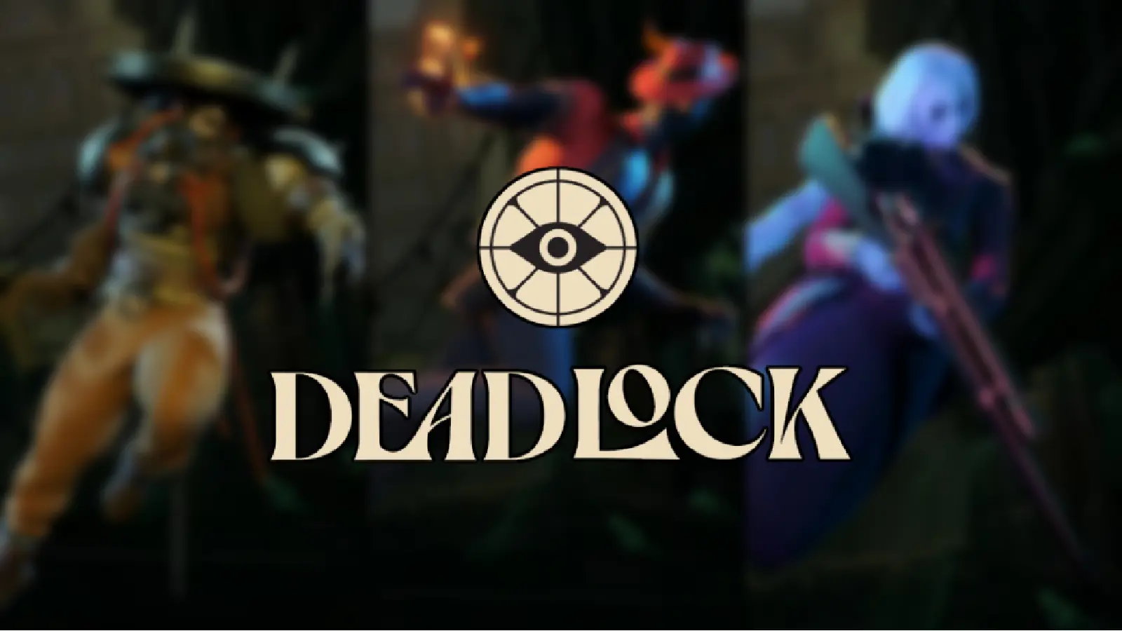 Deadlock hero images with logo