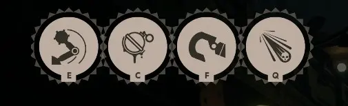 Deadlock's Bebop abilities icons