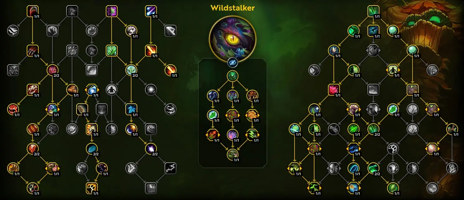 Restoration Druid Talent tree in WoW: The War Within