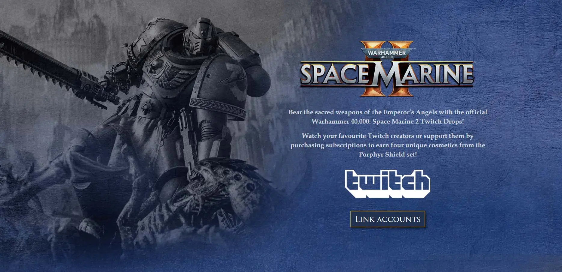 All Twitch Drops for Space Marine 2