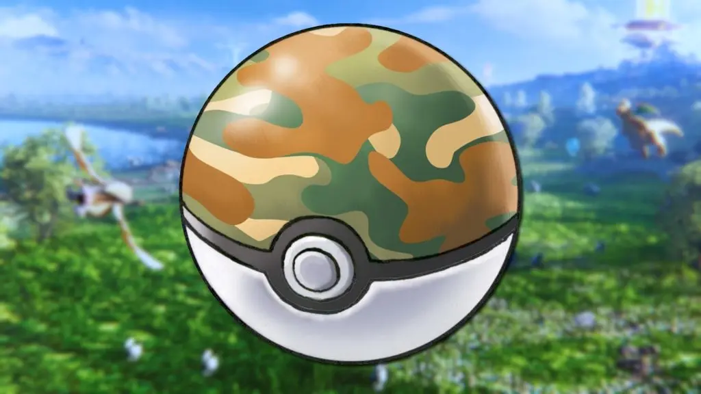 Image of Safari Ball in Pokemon.