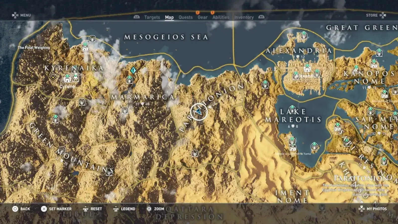 Assassin's Creed Origins Map