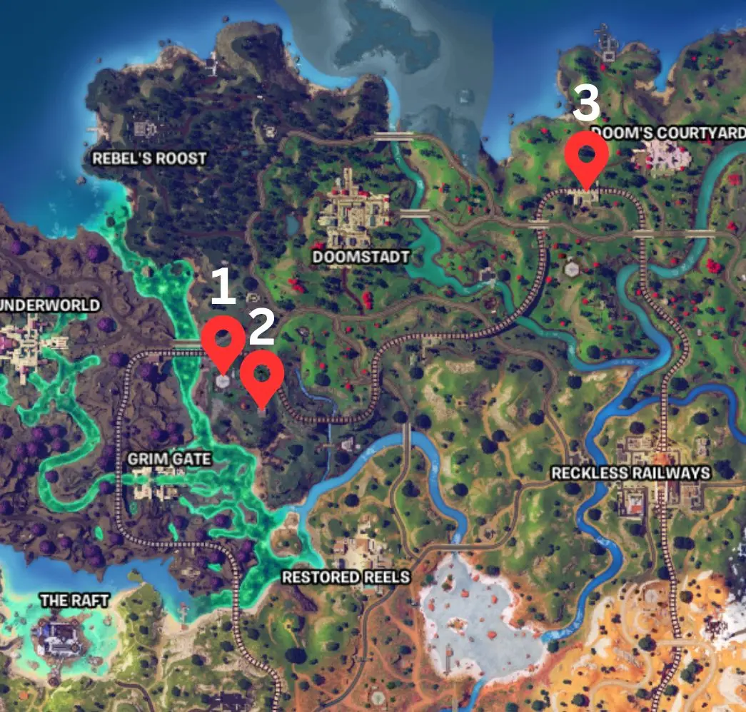 fortnite iron man secret quests map