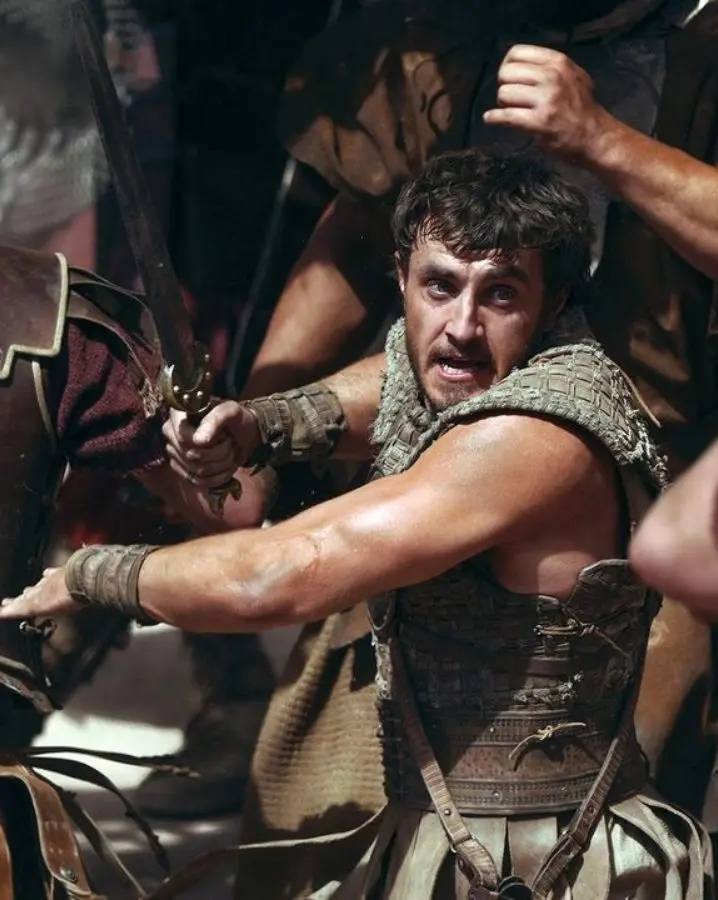 Paul Mescal as Lucius in Gladiator 2