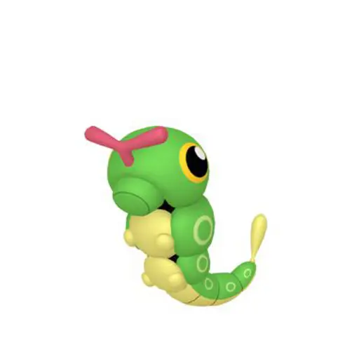 Caterpie Pokemon BDSP 3d model