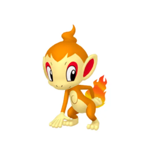 Chimchar Pokemon BDSP 3d model