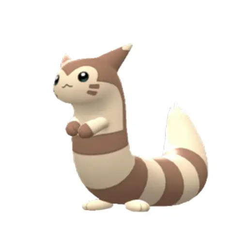 Furret Pokemon BDSP 3d model