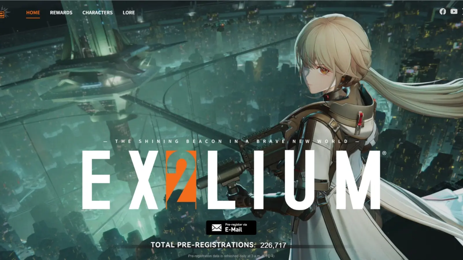 A screenshot from the Girls Frontline 2; Exilium website