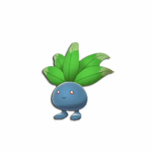 Oddish Pokemon BDSP 3d model