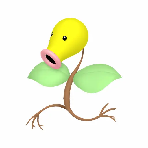 Bellsprout Pokemon BDSP 3d model