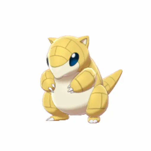 Sandshrew Pokemon BDSP 3d model