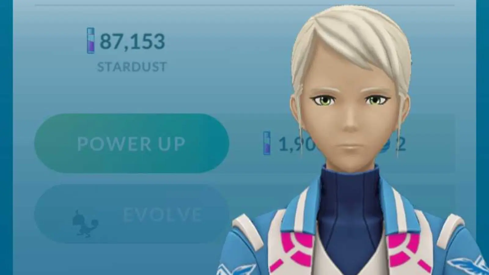 Blanche, the Mystic team leader in Pokemon Go