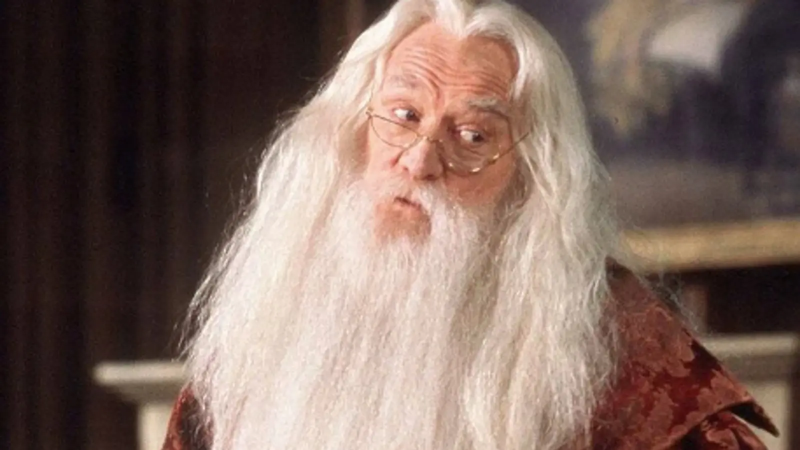 Richard Harris as Professor Dumbledore in Harry Potter