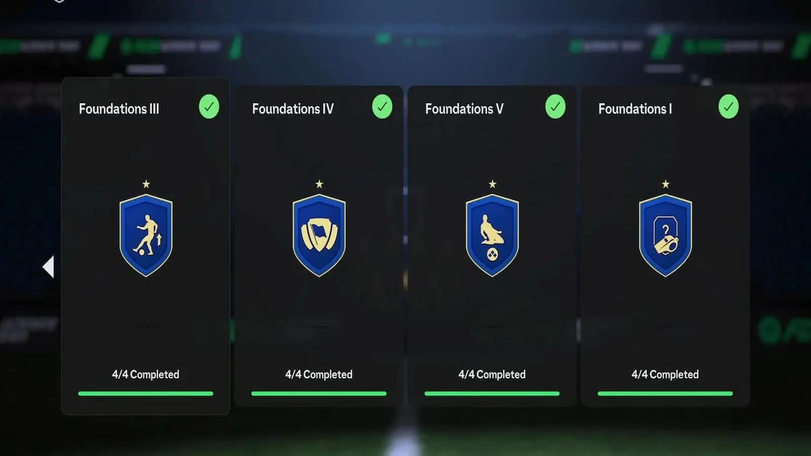 Foundations SBCs in EA FC 25