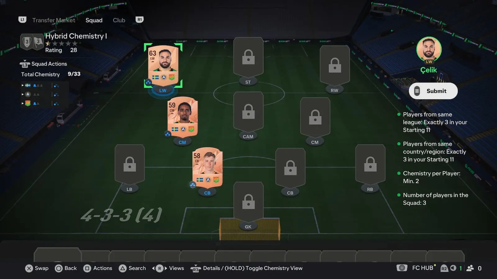 Hybrid Nations I SBC in EA FC 25