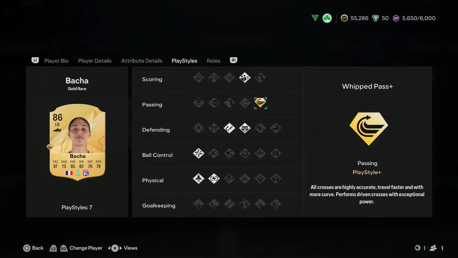 Bachas PlayStyles in EA FC 25