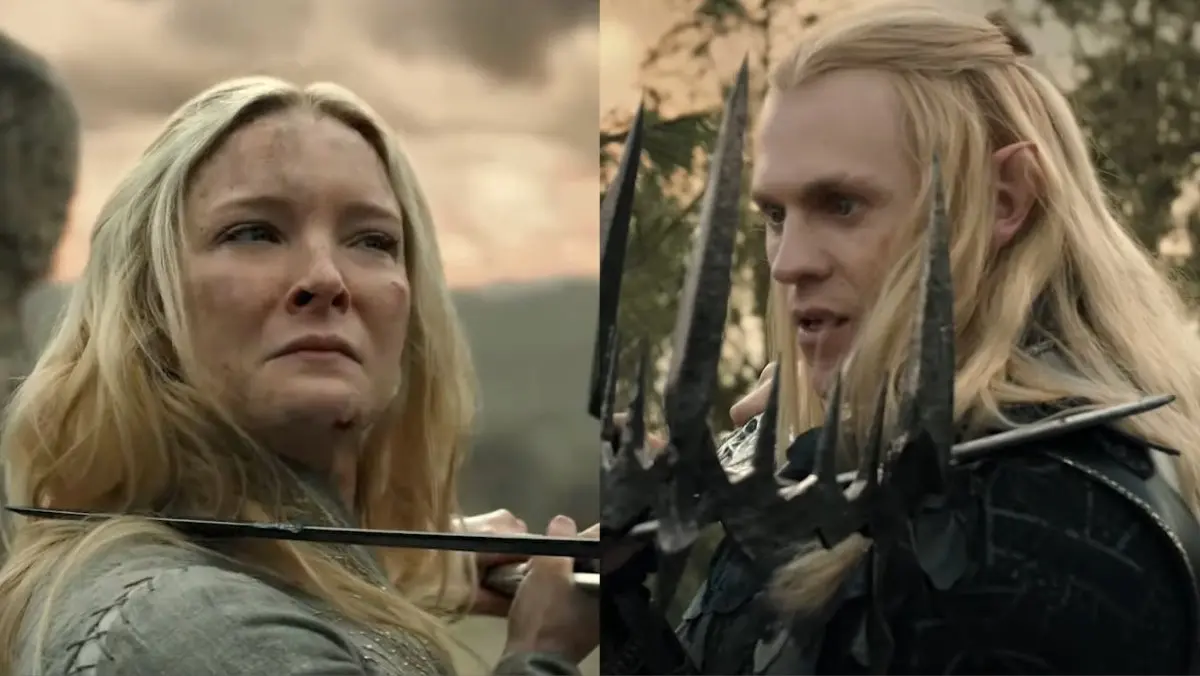 Galadriel and Sauron in Rings of Power Season 2