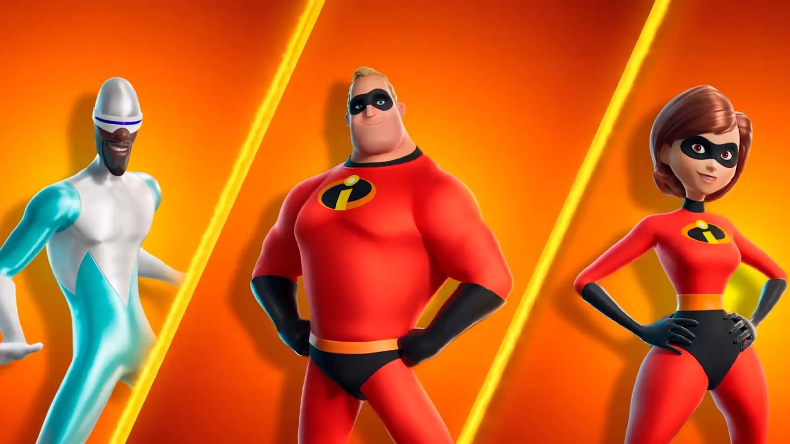 The Incredibles skins as shown in the trailer