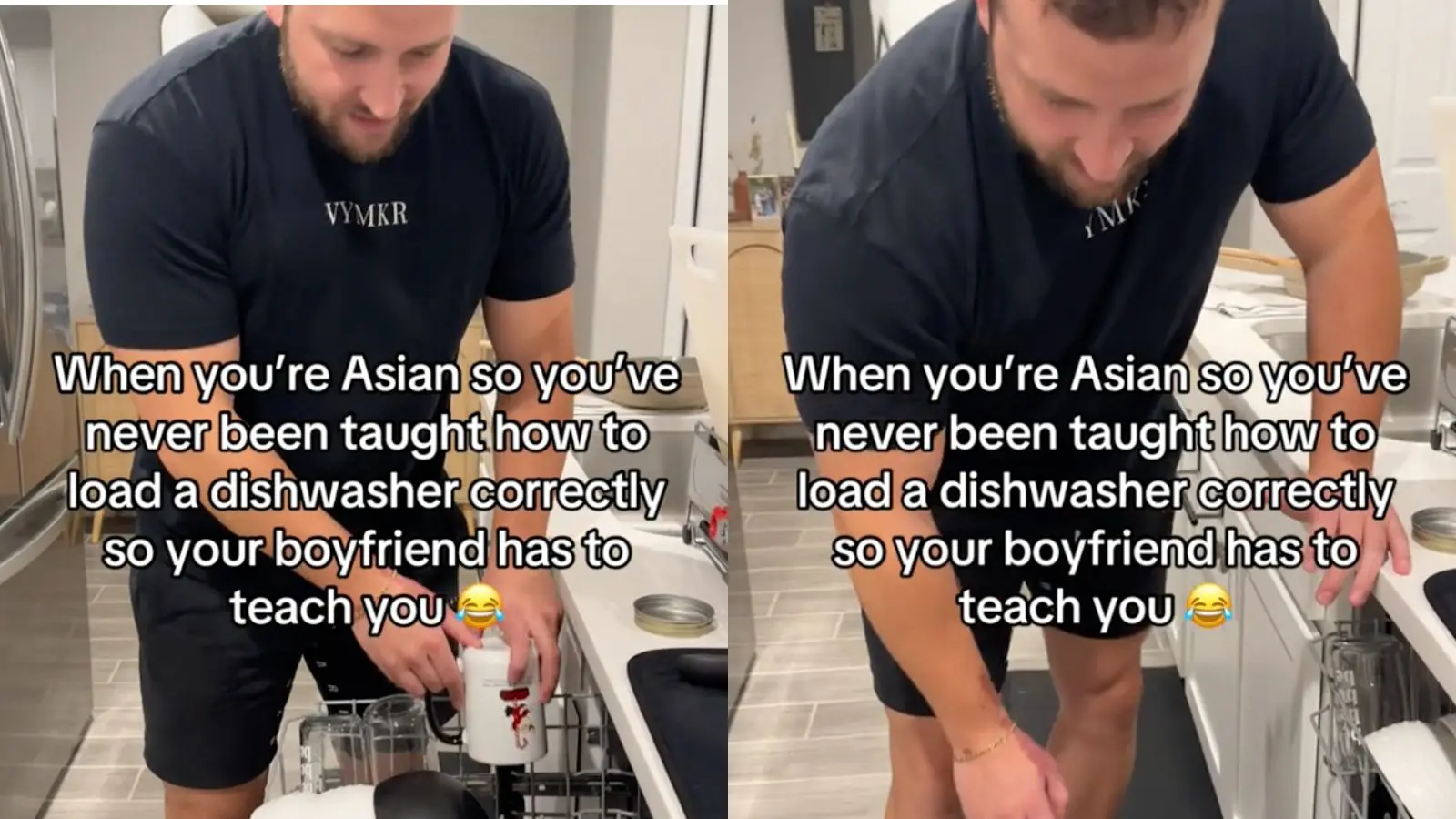 TikTok dishwasher