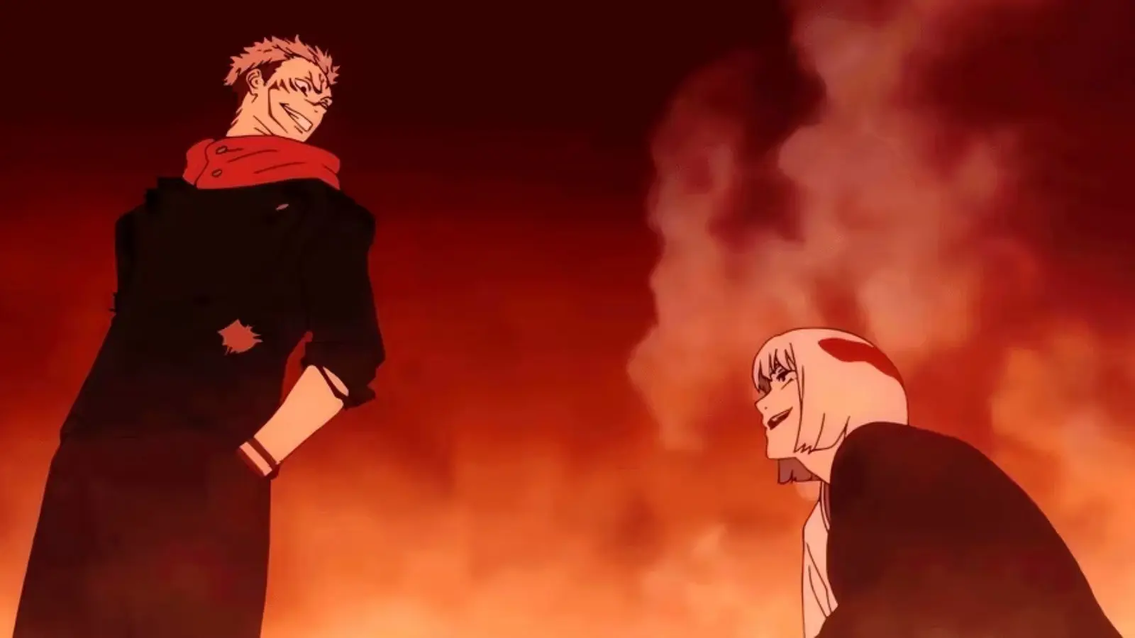 Sukuna and Uraume in Jujutsu Kaisen