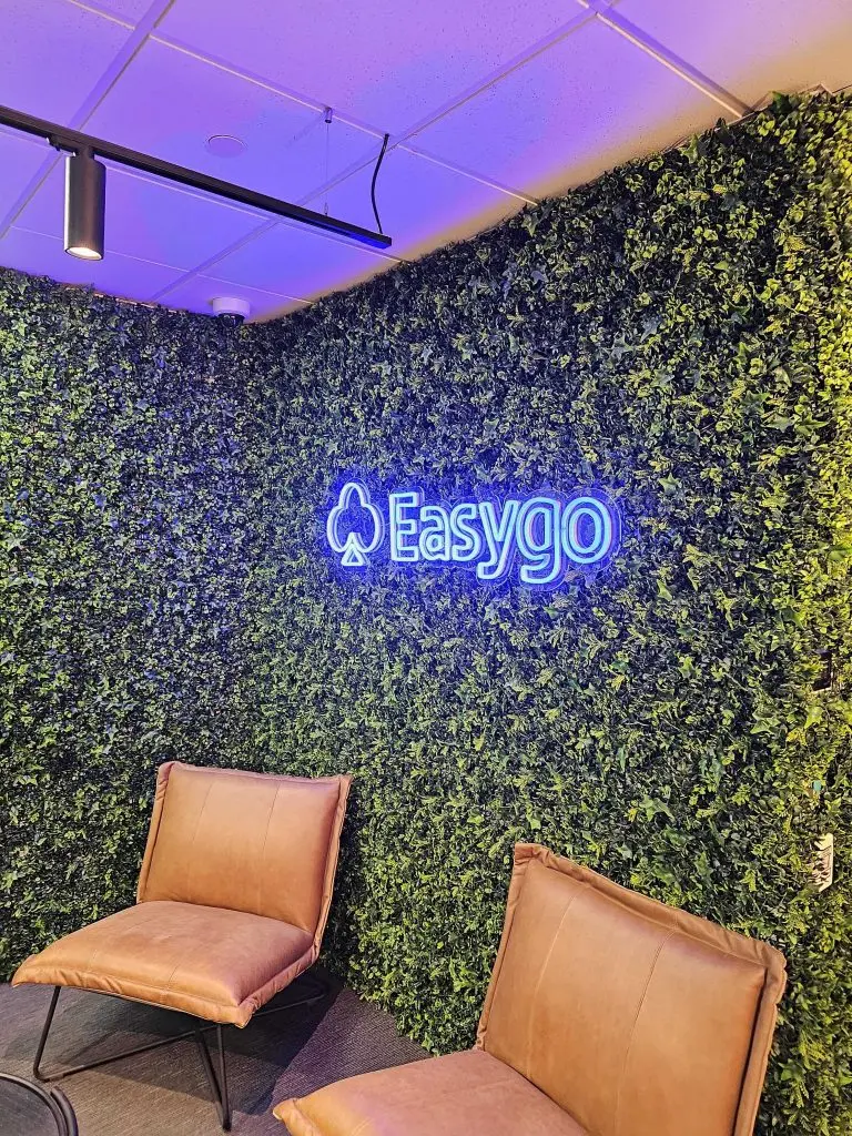 Easygo gaming logo at Kick offices in Melbourne