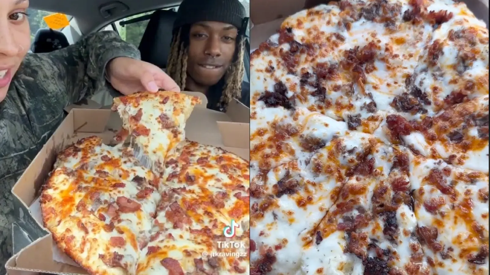 Viral Domino's TikTok pizza