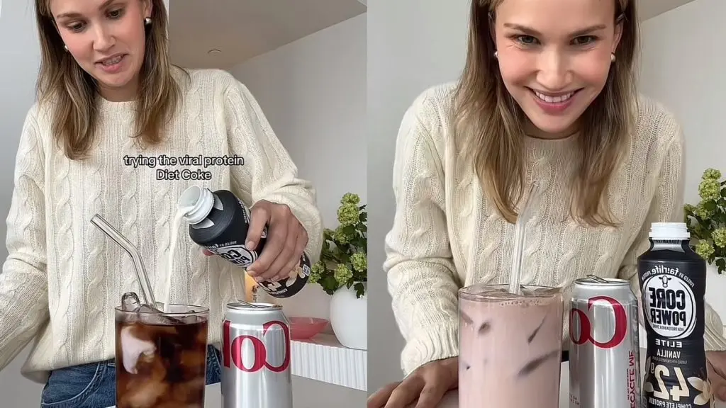 Private chef Meredith Hayden tries the viral protein Diet Coke and instantly loves it.