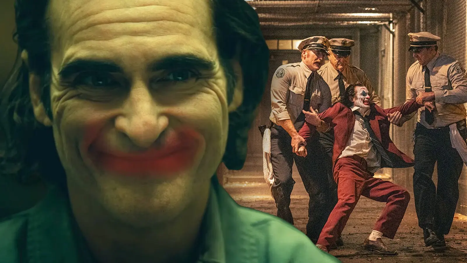 Arthur Fleck in Joker 2 and the Arkham guards