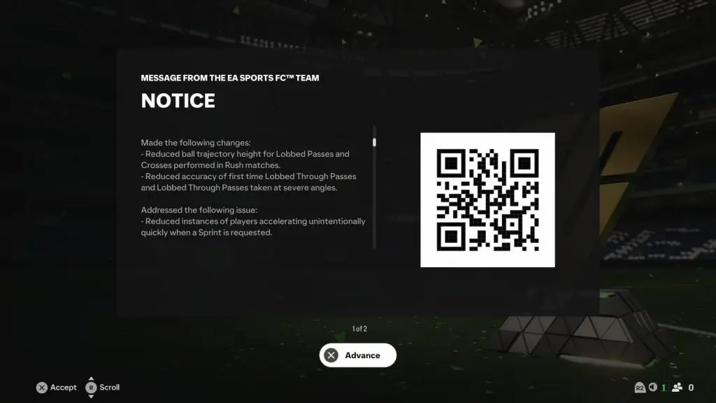 EA FC 25 update patch notes in FC 25