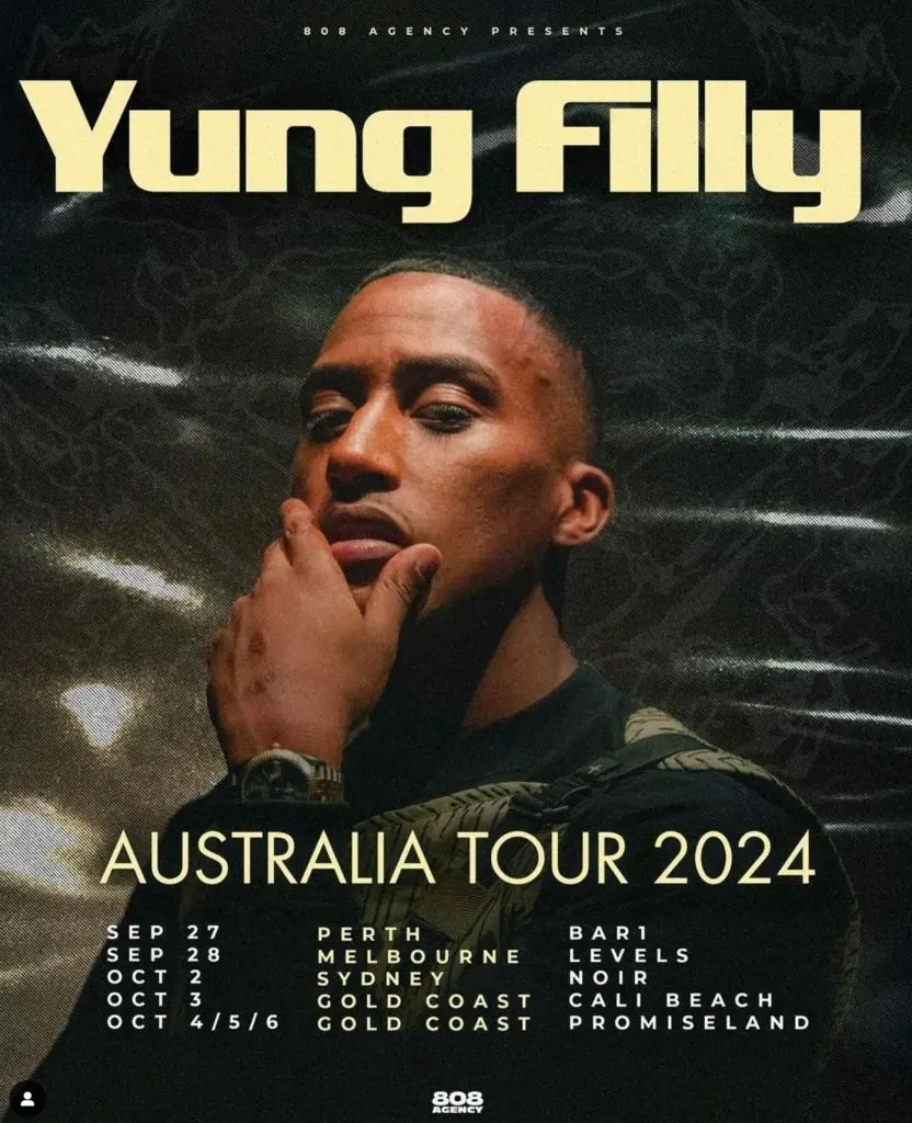 Yung Filly Australian tour