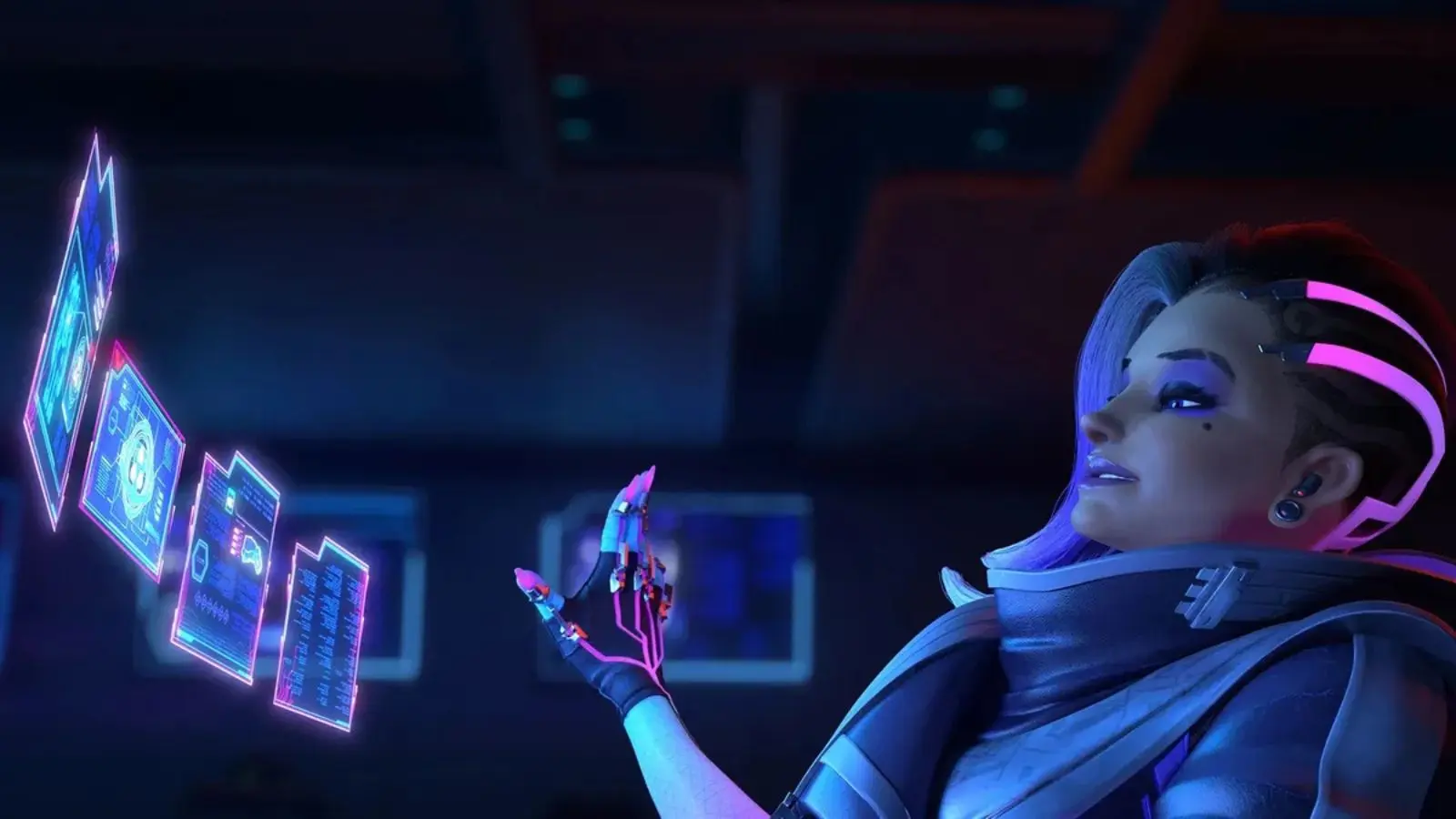 Sombra in Overwatch 2 cinematic