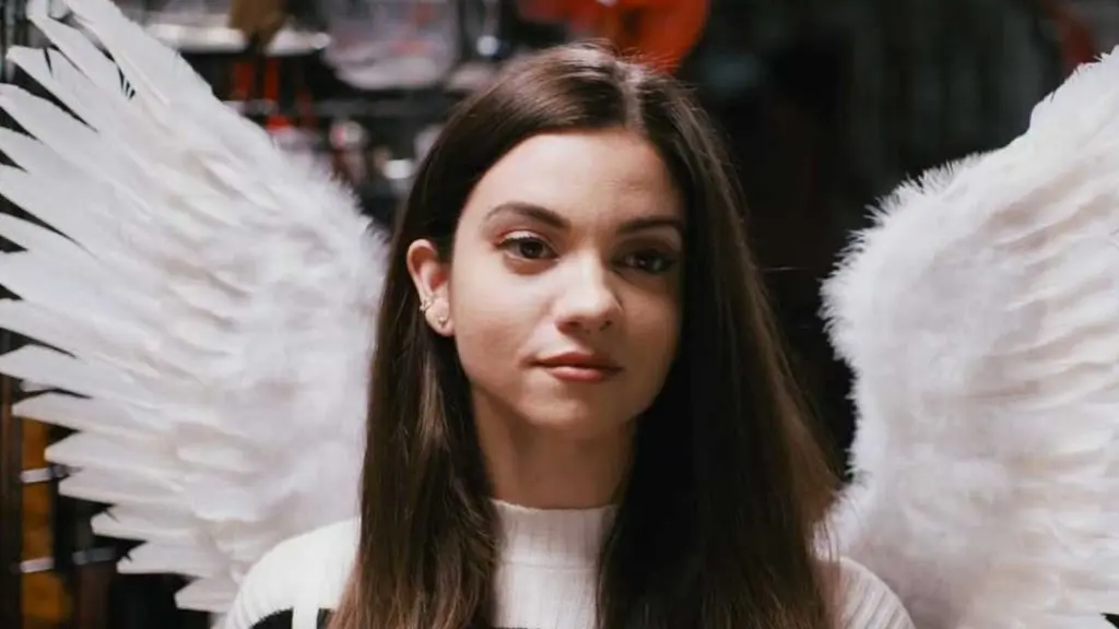 Sienna with angel wings in Terrifier 2