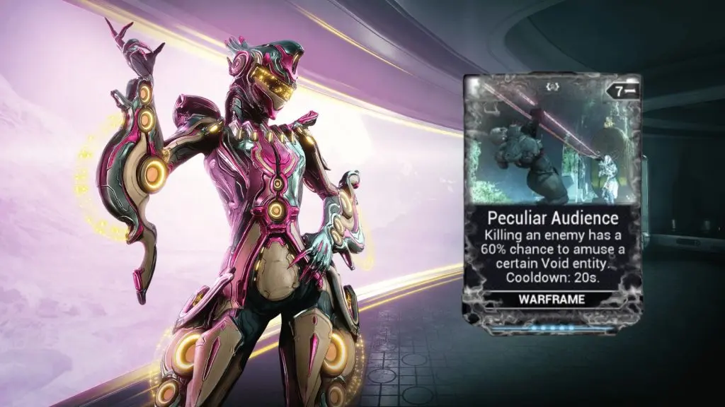 The Peculiar Audience Mod in Warframe