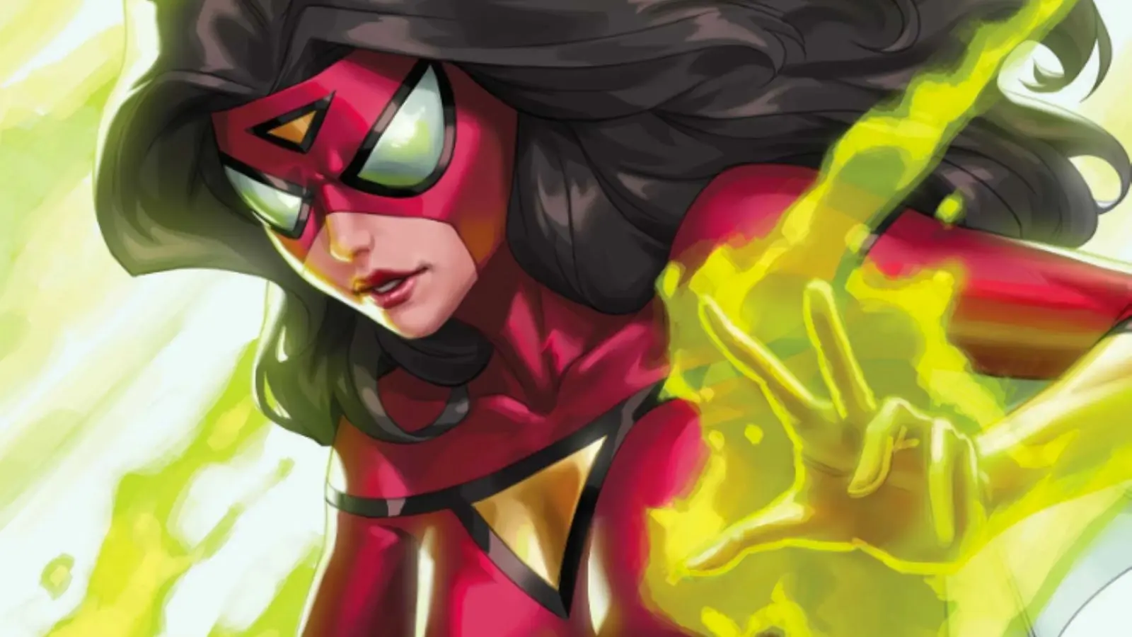 Marvel's Spider-Woman joining Fortnite as a brand-new Fortnitemares 2024 skin.