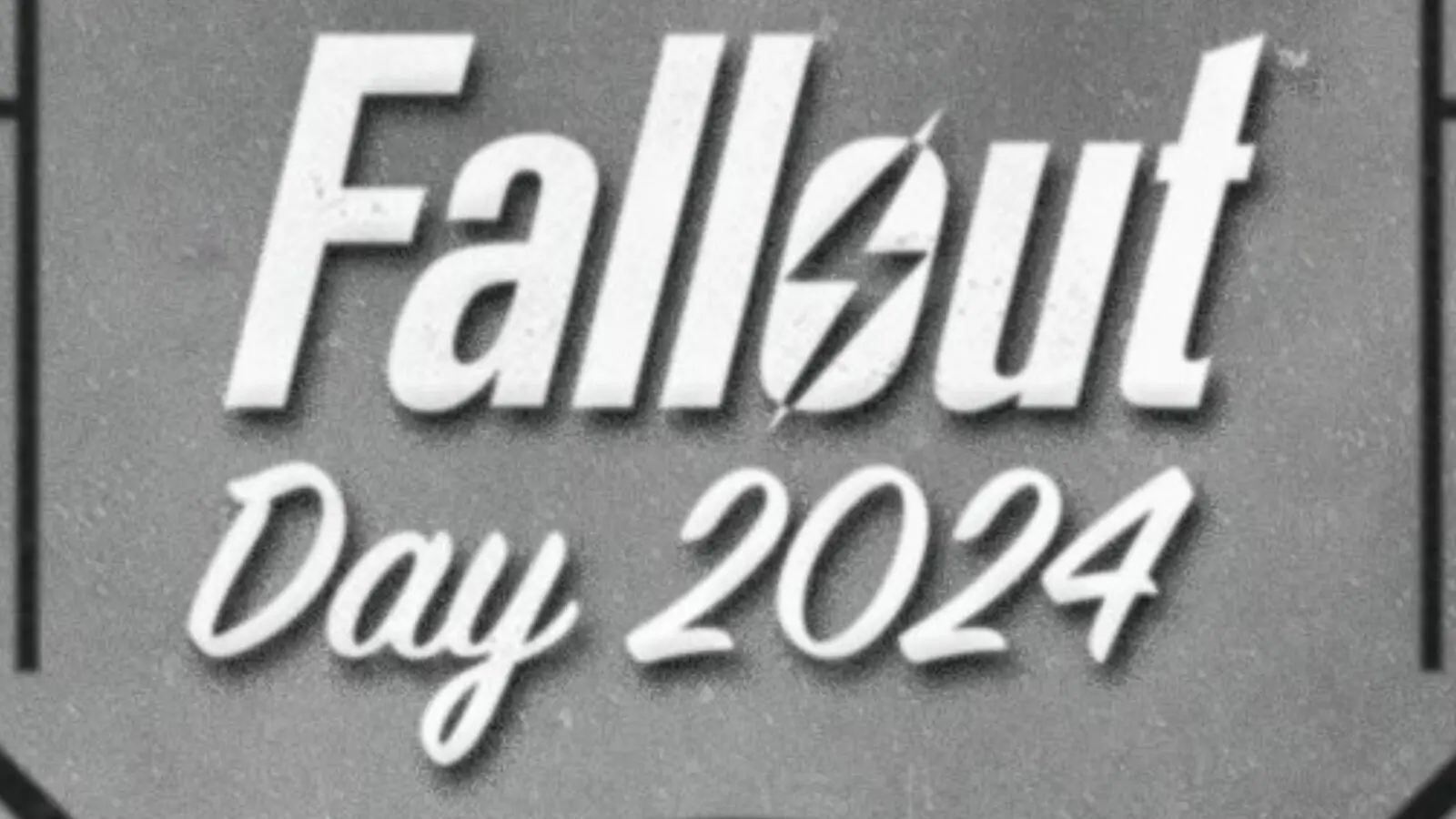 The art for the Fallout Day 2024 stream