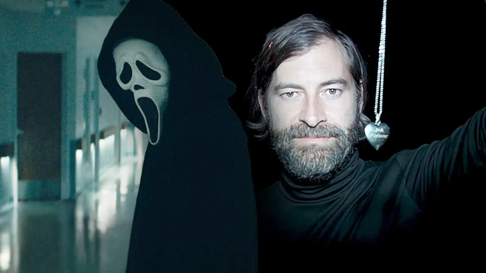 Ghostface in Scream and Mark Duplass in Creep 2