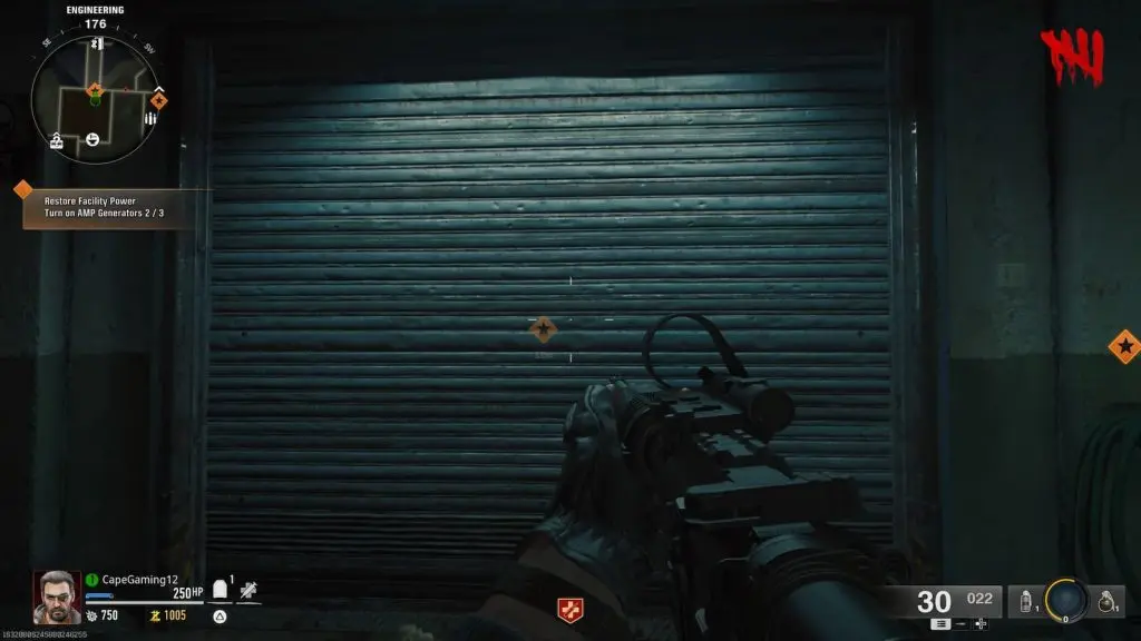 Garage door on Terminus in Black Ops 6