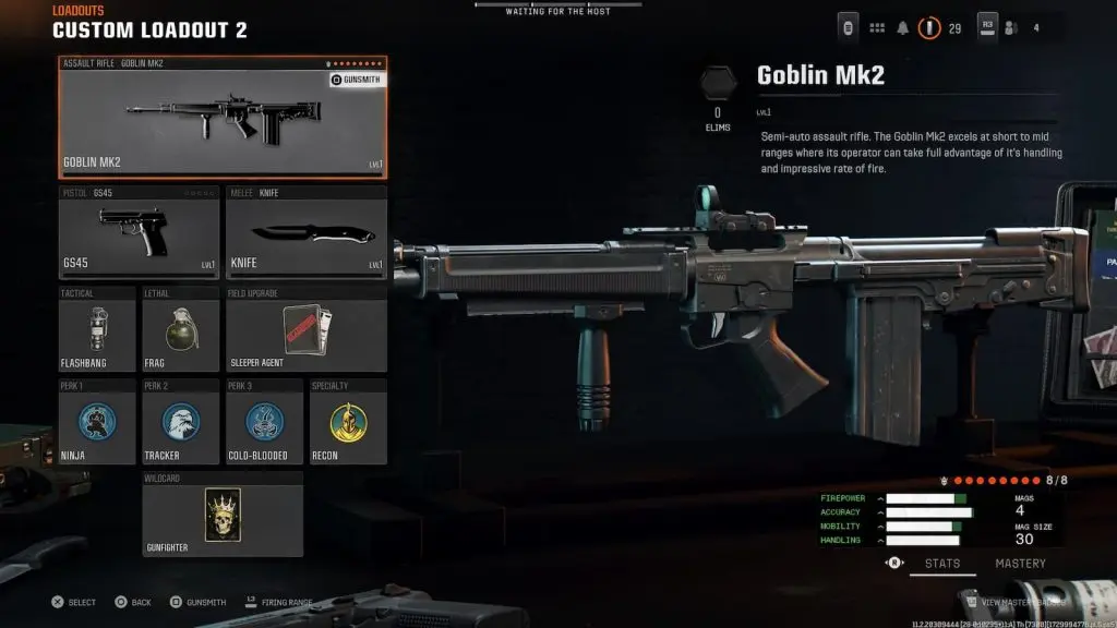 Goblin MK2 loadout in Black Ops 6