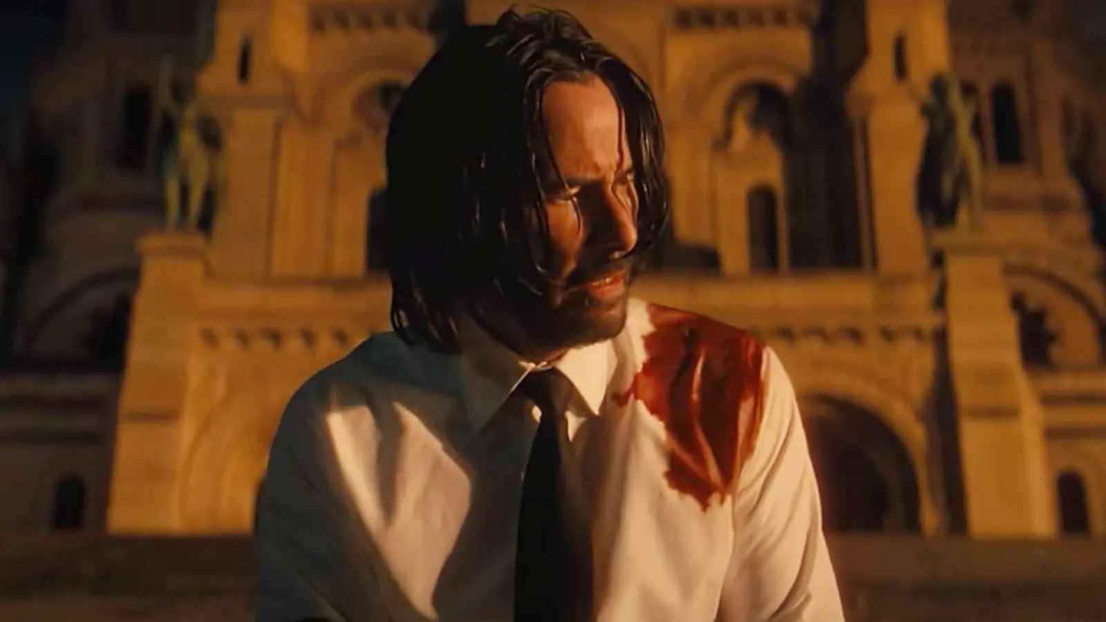 John Wick dying on the steps on Paris.